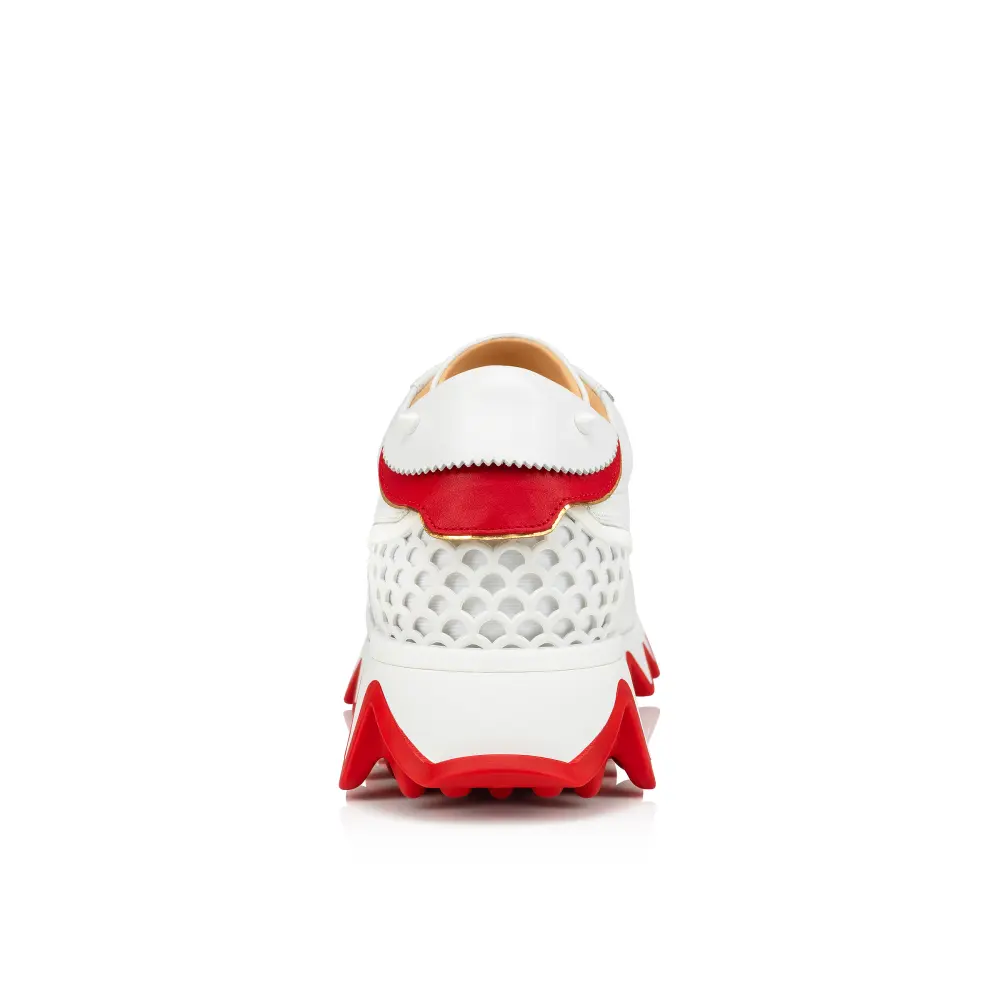 CL CHRISTIAN LOUBOUTIN SNEAKER LOUBISHARK all white