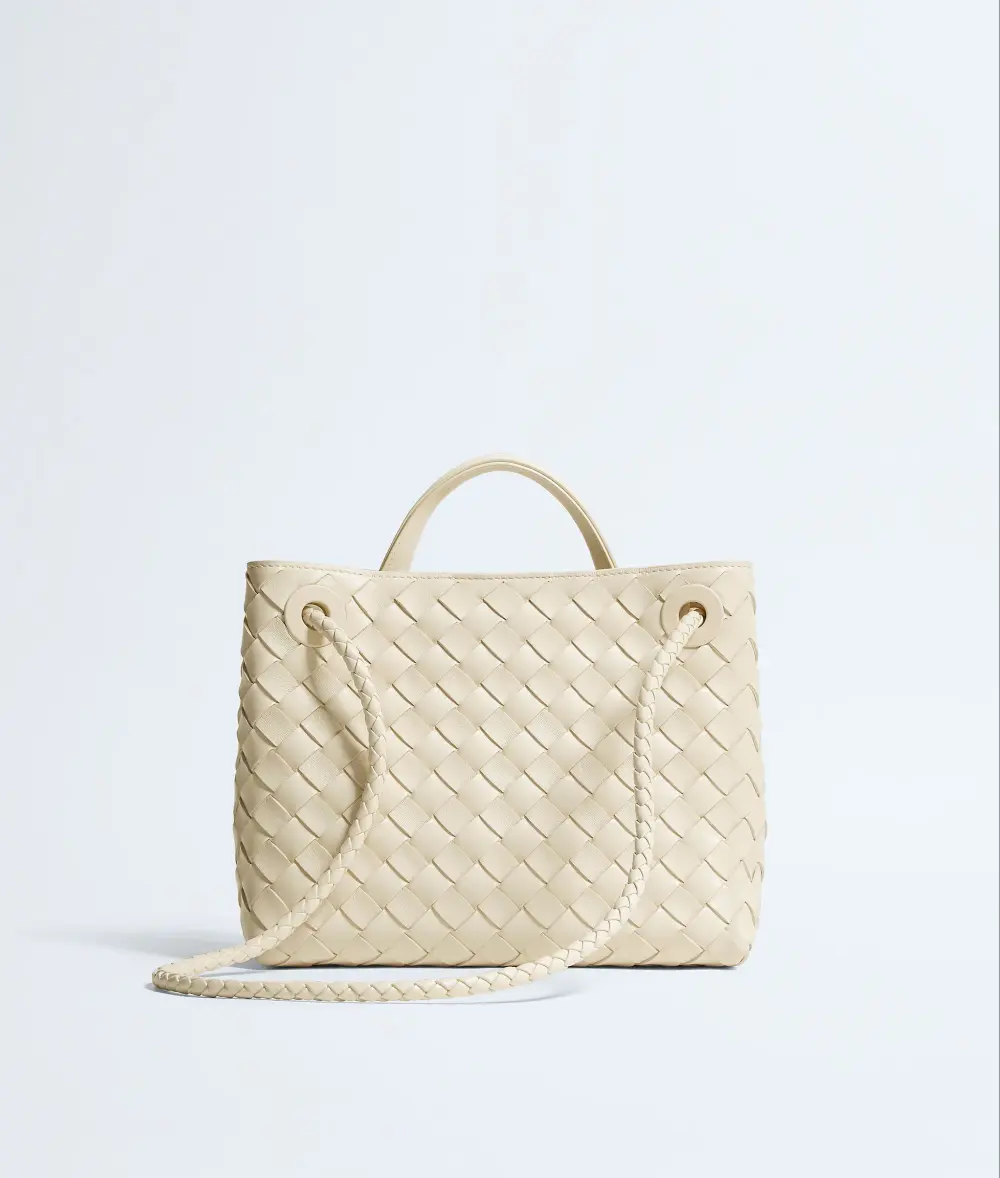 BOTTEGA VENETA BV SMALL ANDIAMO BAG SEA SALT GHW