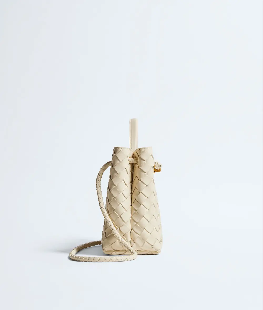 BOTTEGA VENETA BV SMALL ANDIAMO BAG SEA SALT GHW