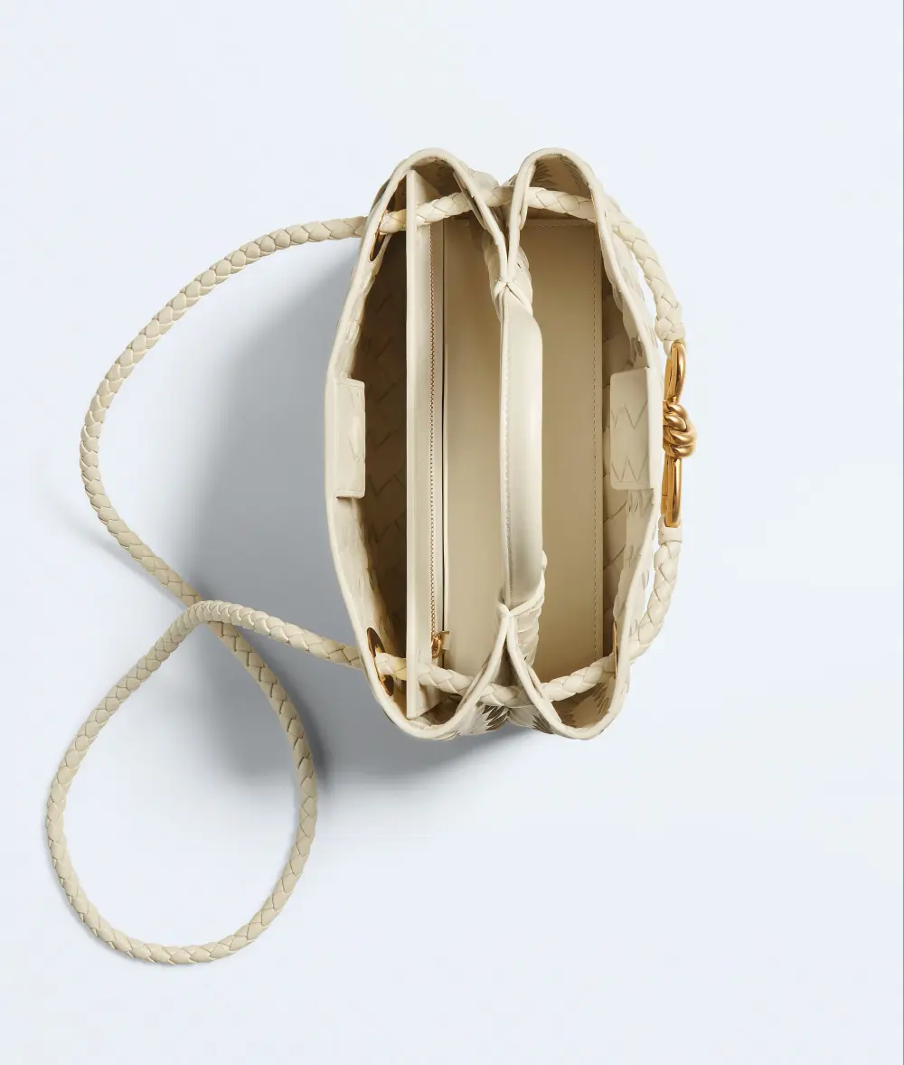 BOTTEGA VENETA BV SMALL ANDIAMO BAG SEA SALT GHW
