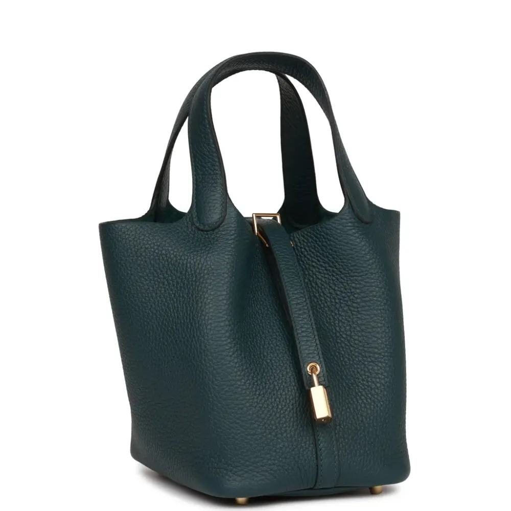 HERMES PICOTIN 18 VERT CYPRESS GHW