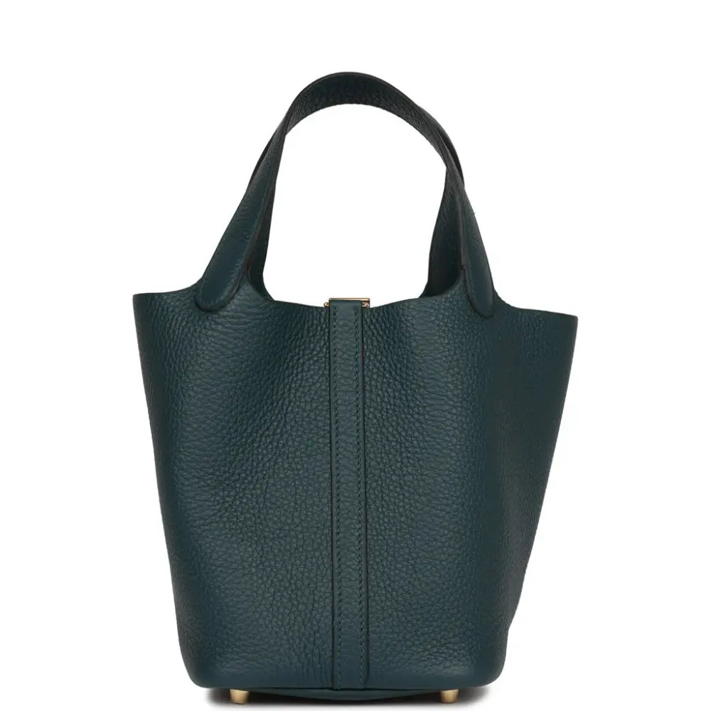 HERMES PICOTIN 18 VERT CYPRESS GHW