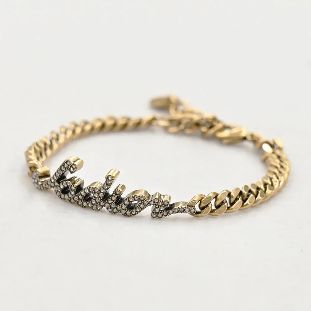BRACELET CHAIN JADIOR CRYSTAL VINTAGE · ghw