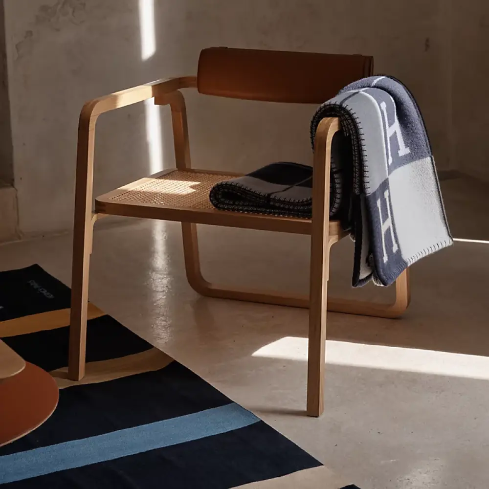 HERMES AVALON BLANKET ECRU / CABAN