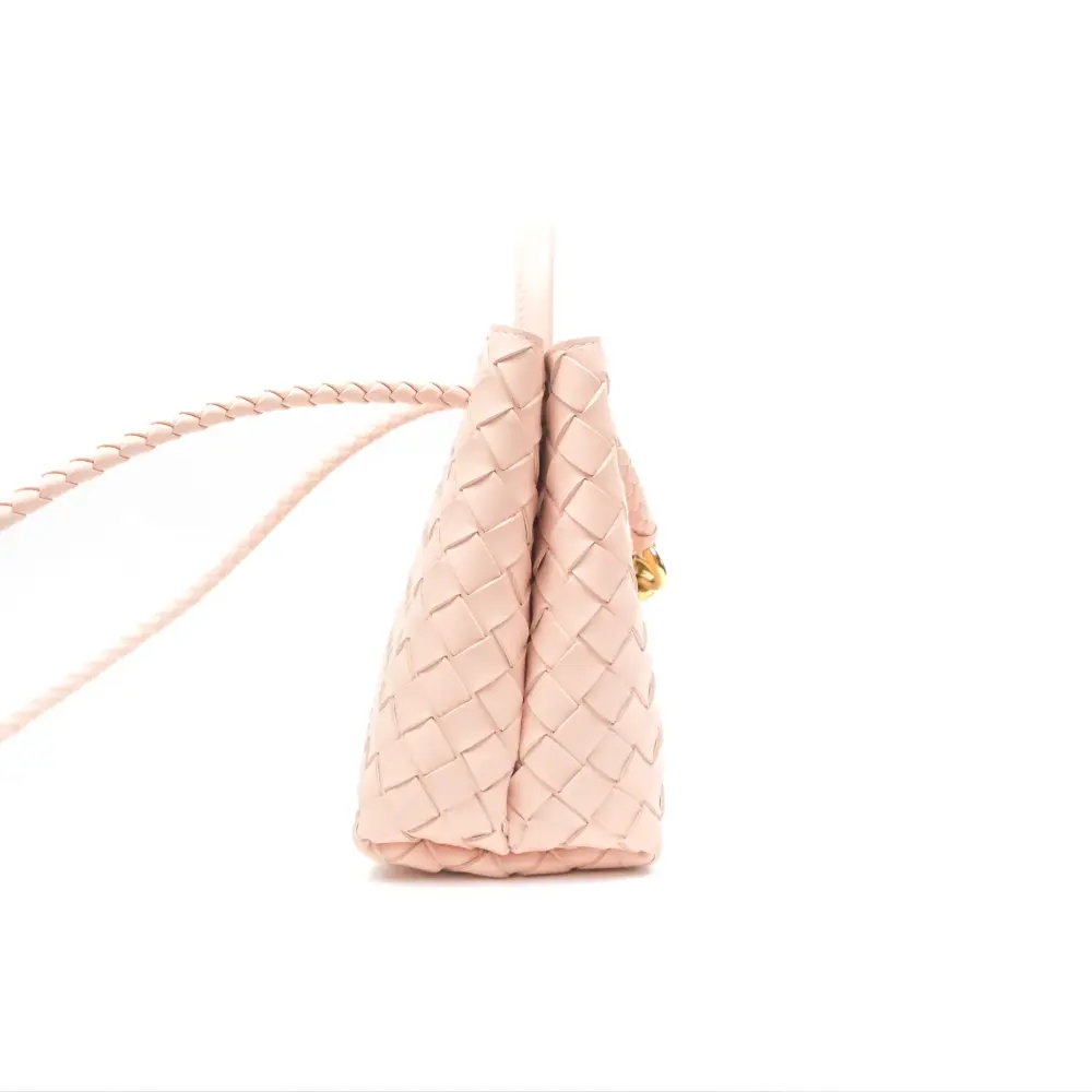 BOTTEGA VENETA BV SMALL ANDIAMO BAG LOTUS GHW