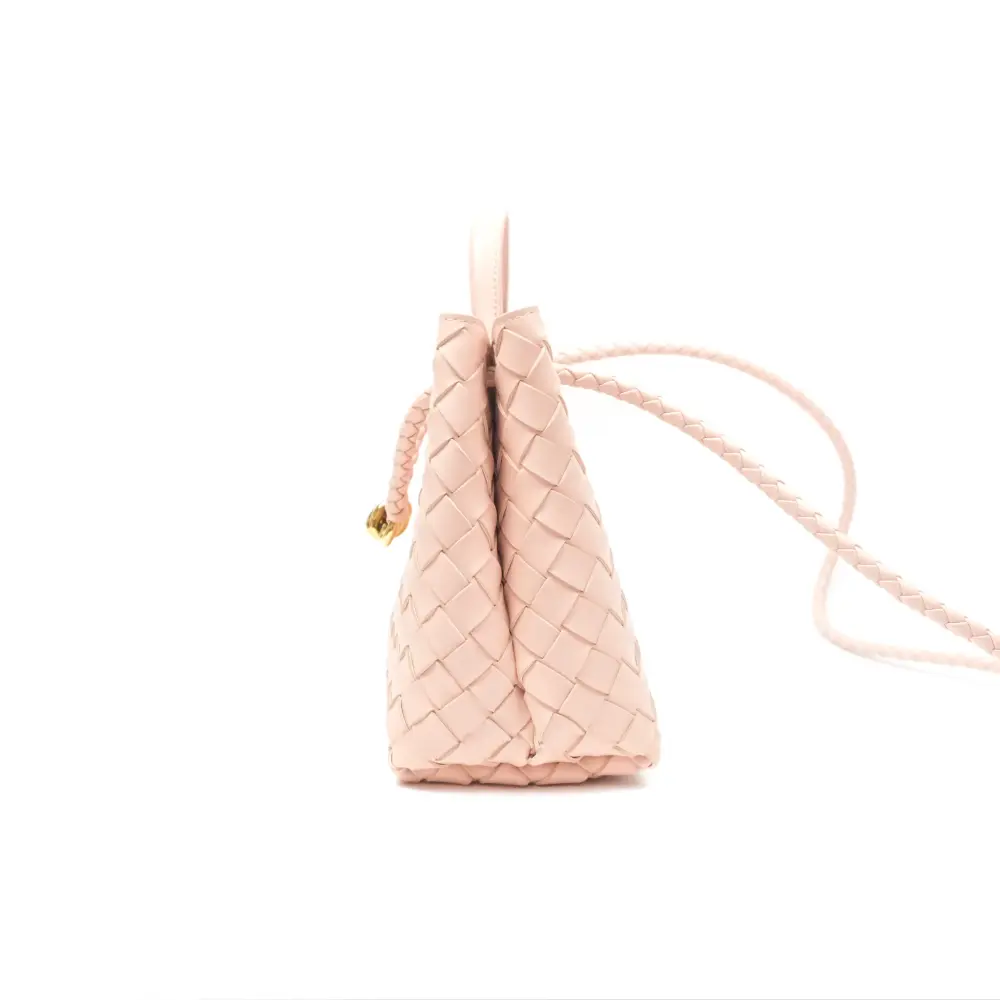 BOTTEGA VENETA BV SMALL ANDIAMO BAG LOTUS GHW