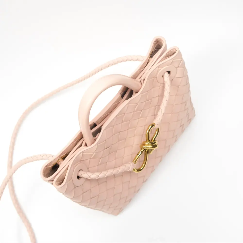 BOTTEGA VENETA BV SMALL ANDIAMO BAG LOTUS GHW