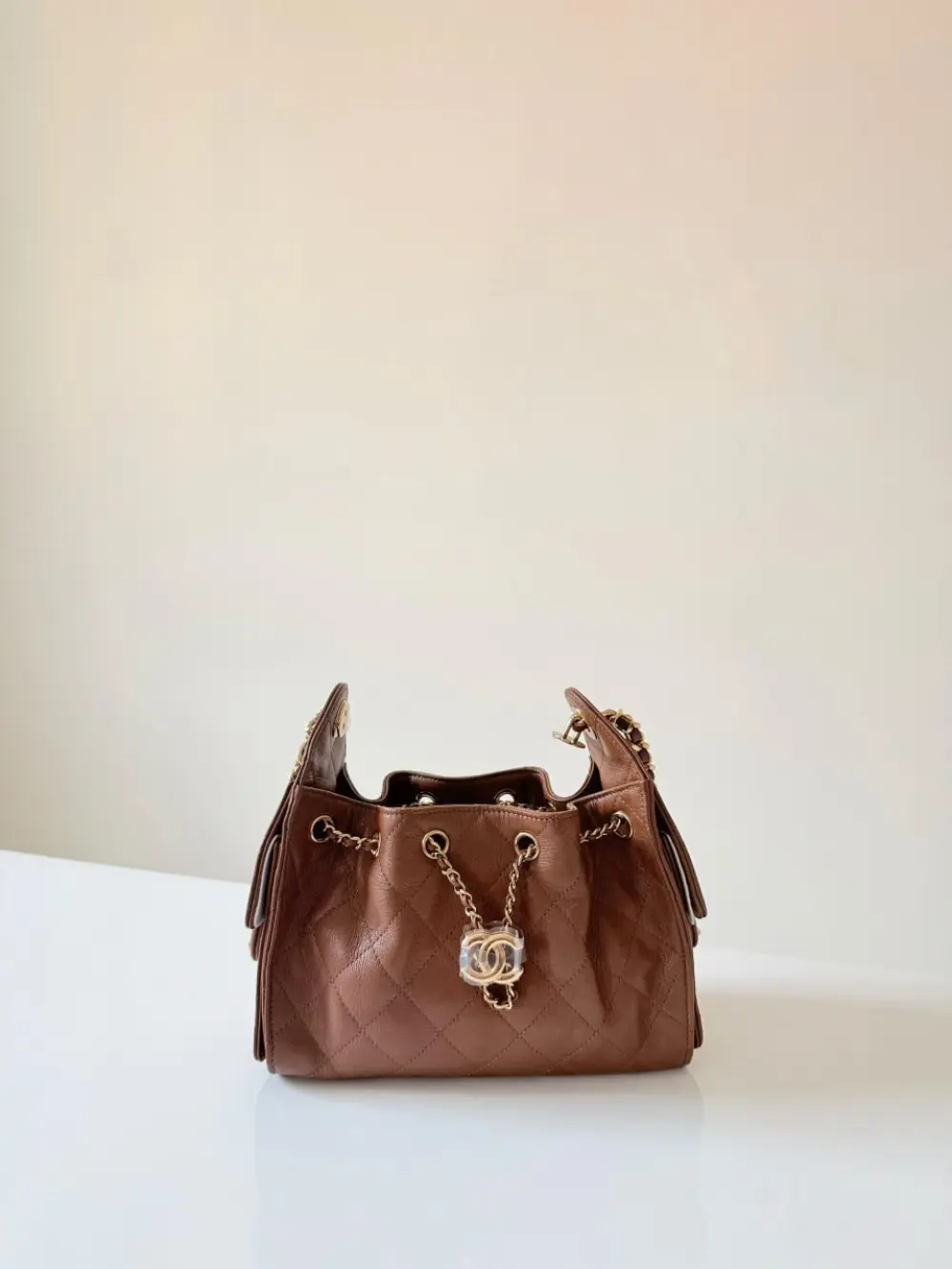 C25 MINI HANDBAG · CARAMEL GHW