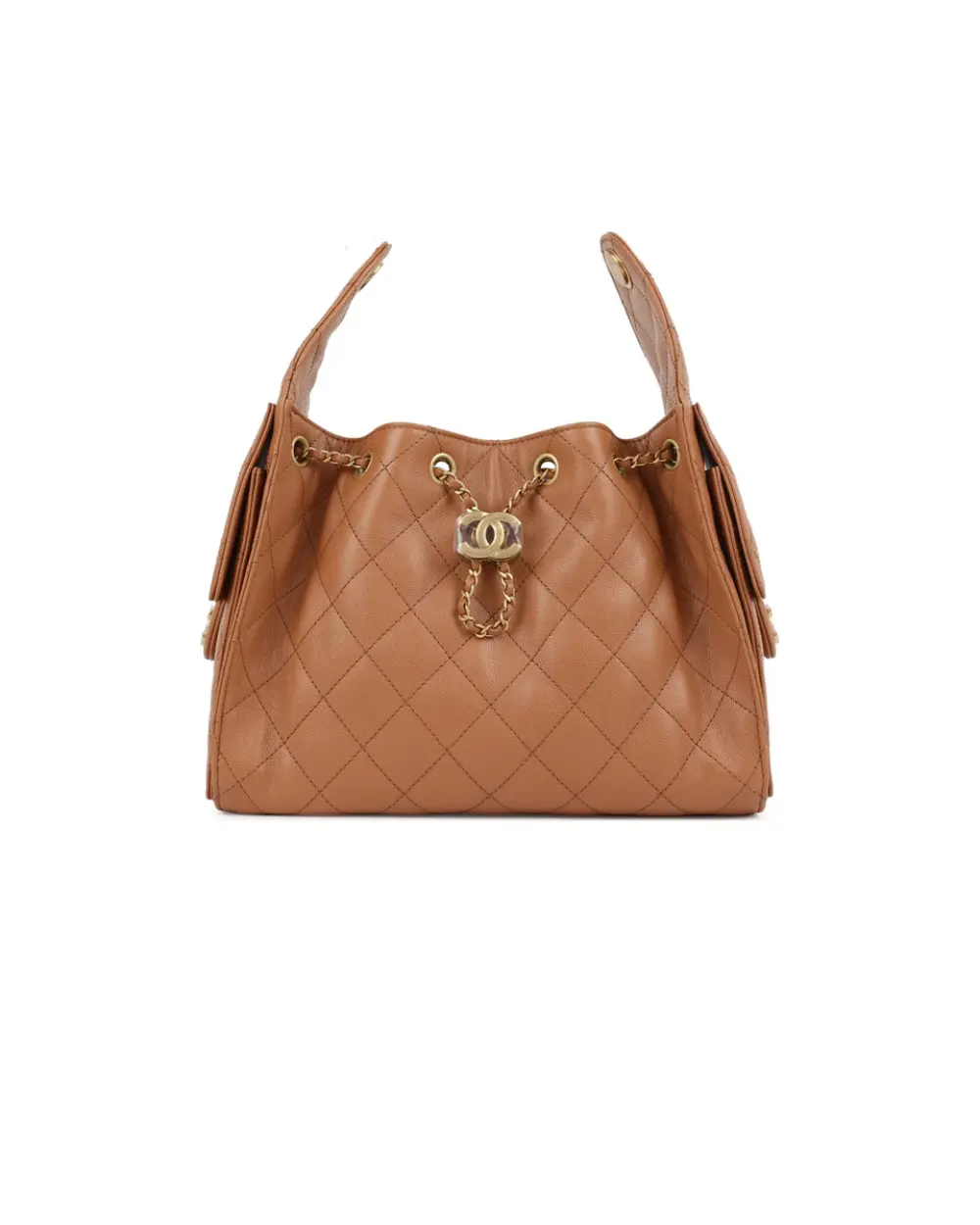 CHANEL C25 MINI HANDBAG CARAMEL GHW