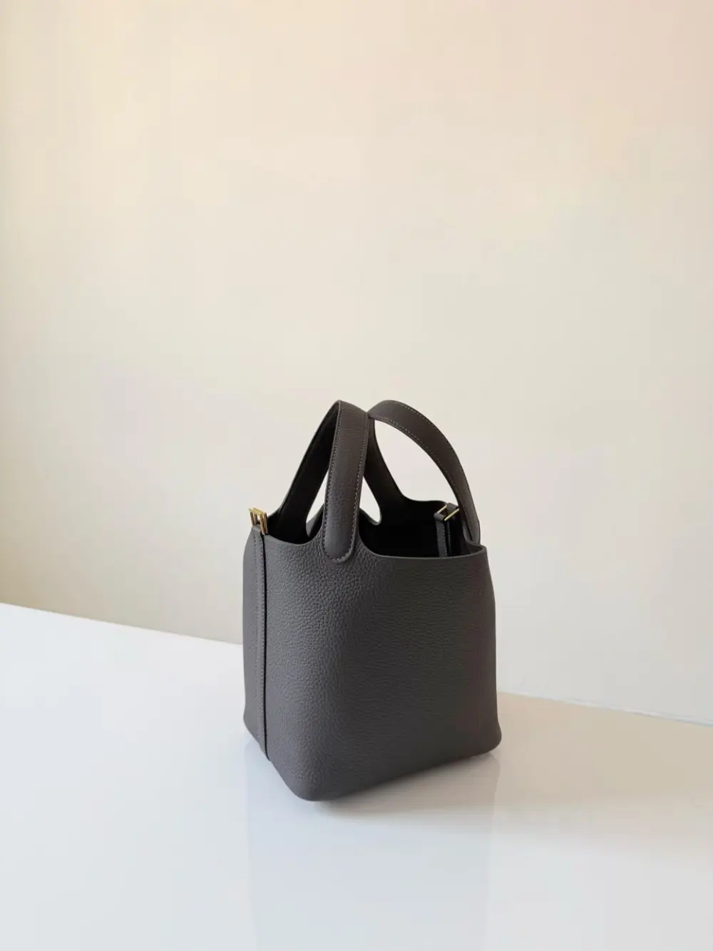 HERMES PICOTIN 18 BAI BRUN GHW