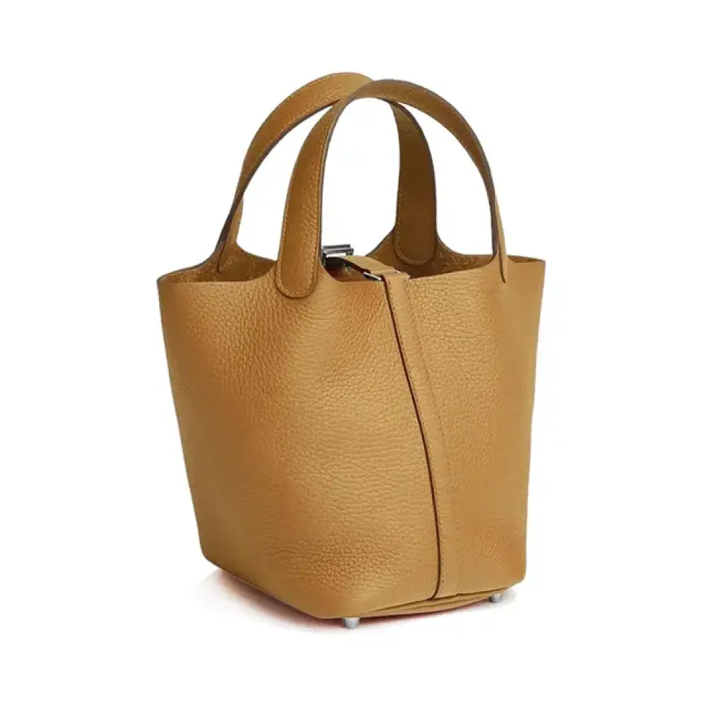 HERMES PICOTIN 18 BISCUIT GHW
