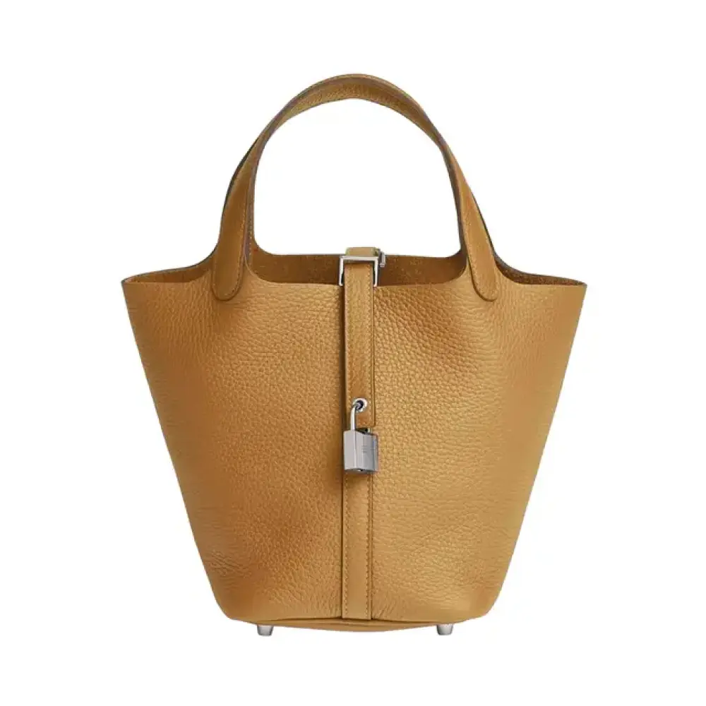 HERMES PICOTIN 18 BISCUIT GHW