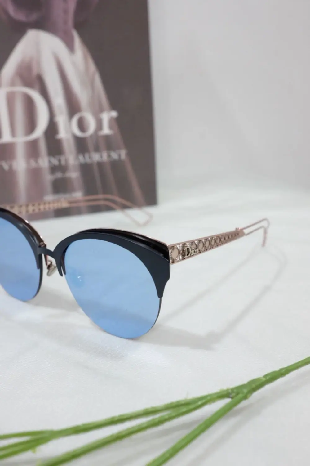 DIOR DIORAMA SUNGLASSES black gold
