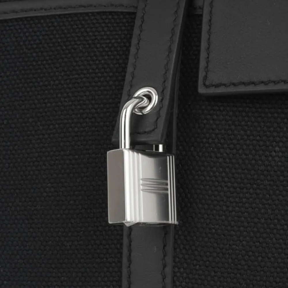 HERMES PICOTIN 18 CARGO BLACK / BLACK GOELAND & SWIFT PHW