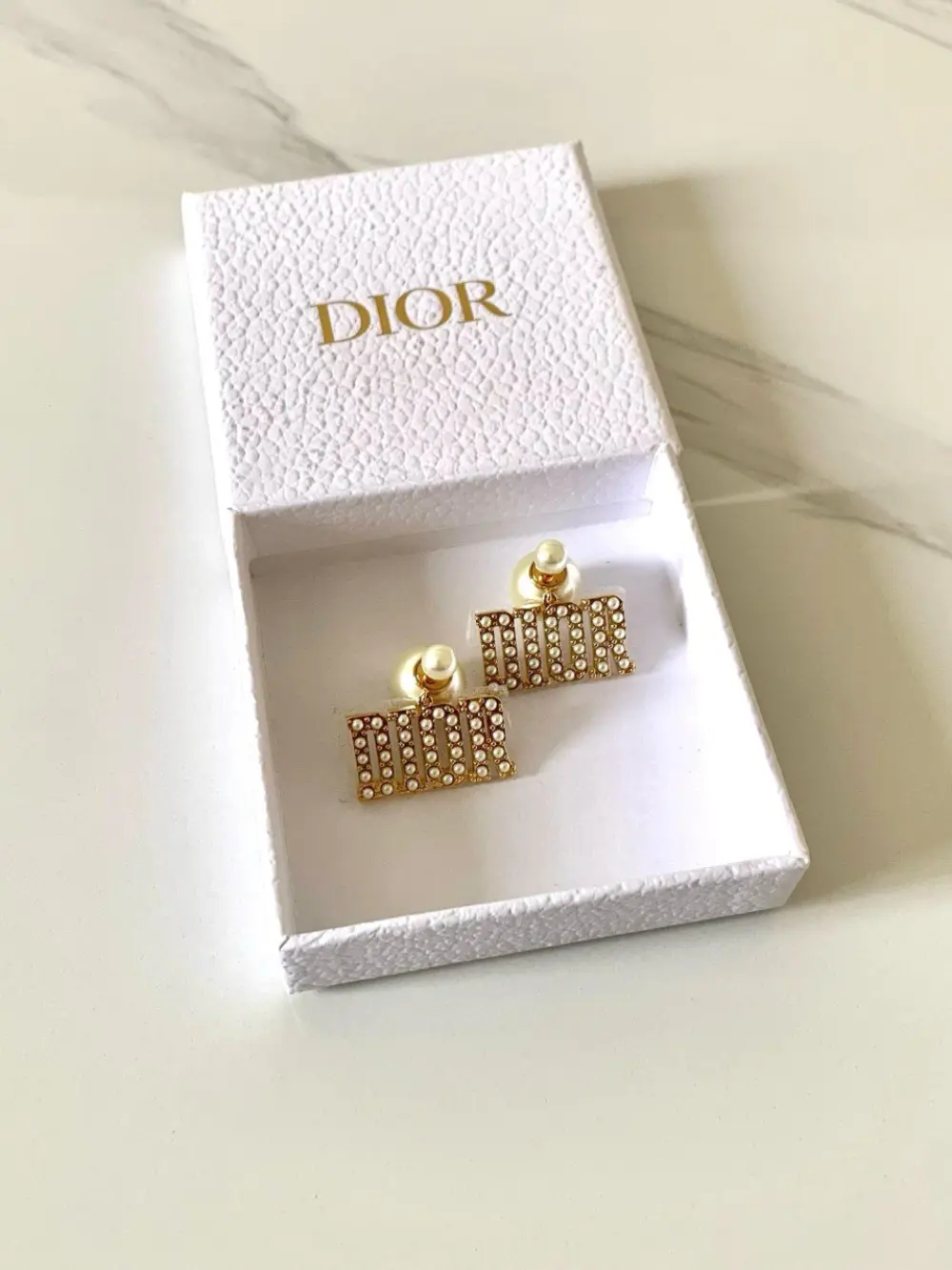 DIOR EARRING ANTING TRIBAL - DIOR PEARL ghw