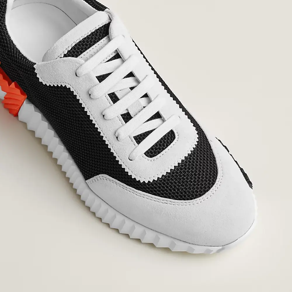 HERMES BOUNCING BLACK PERFO ORANGE