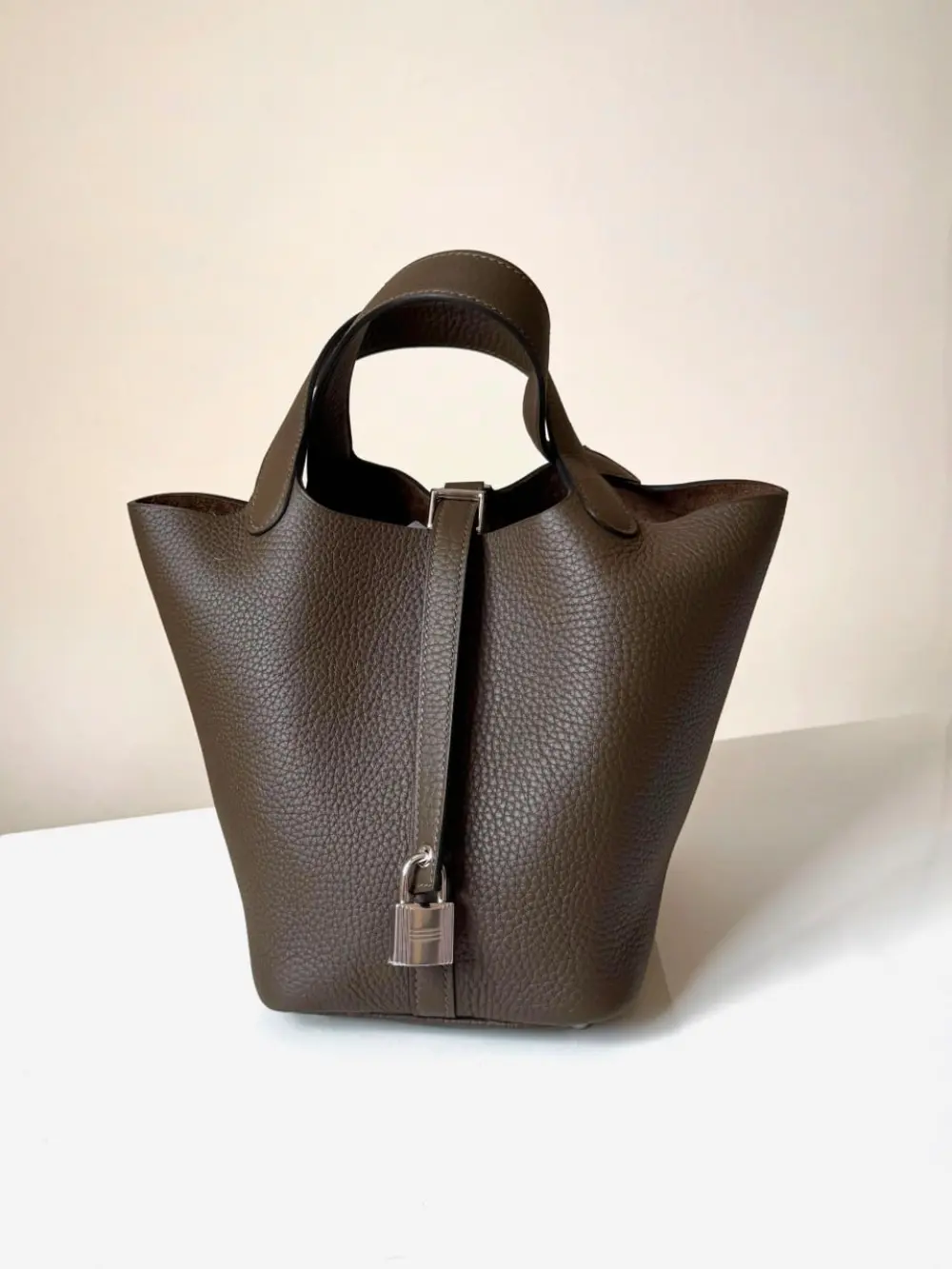 HERMES PICOTIN 18 VERT LODEN PHW