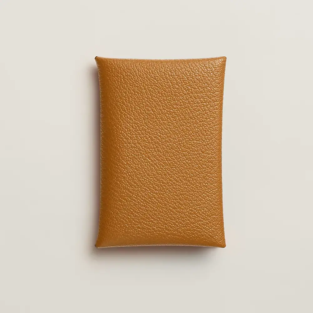 CALVI CARD HOLDER · CARAMEL CHEVRE MYSORE