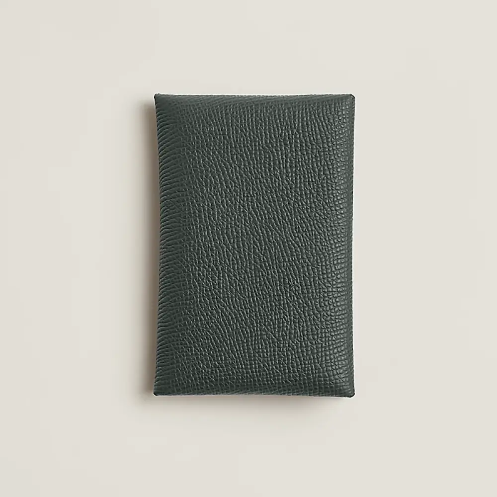 CALVI CARD HOLDER · VERT MANGROVE EPSOM