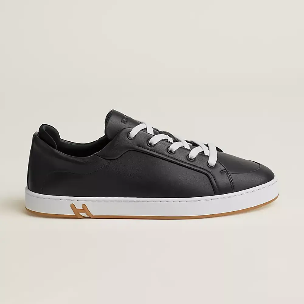 HERMES KID SNEAKER BLACK - BROWN 