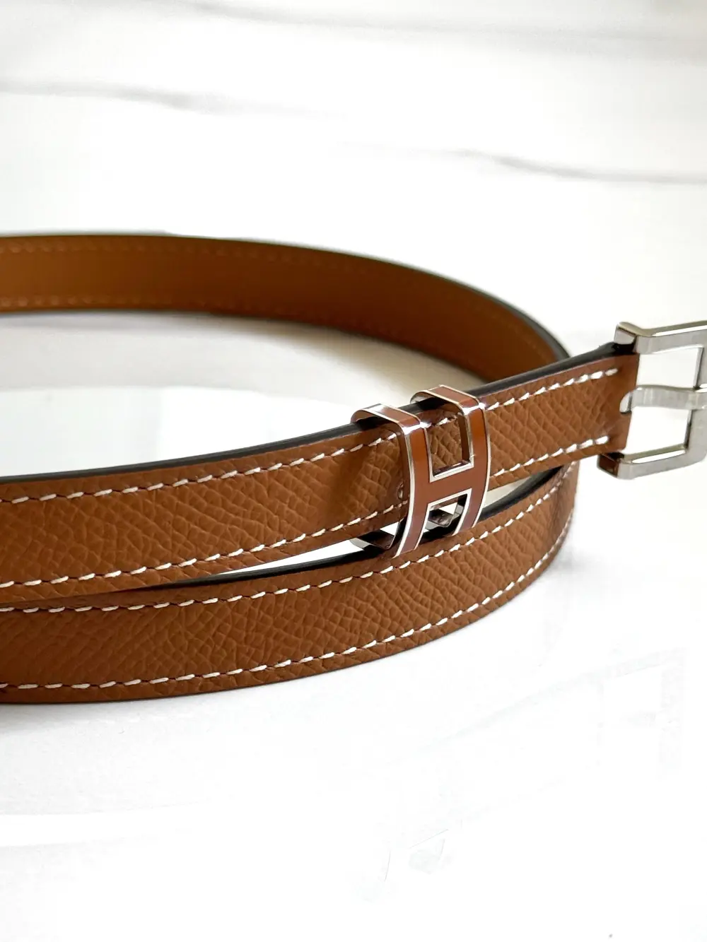 HERMES BELT H POP GOLD PHW