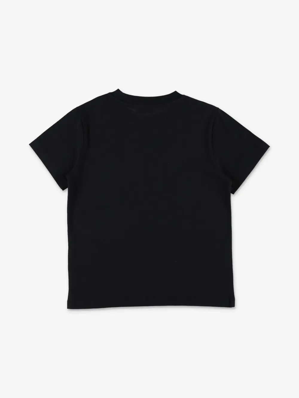 MONCLER LOGO PATCH COTTON TSHIRT BLACK