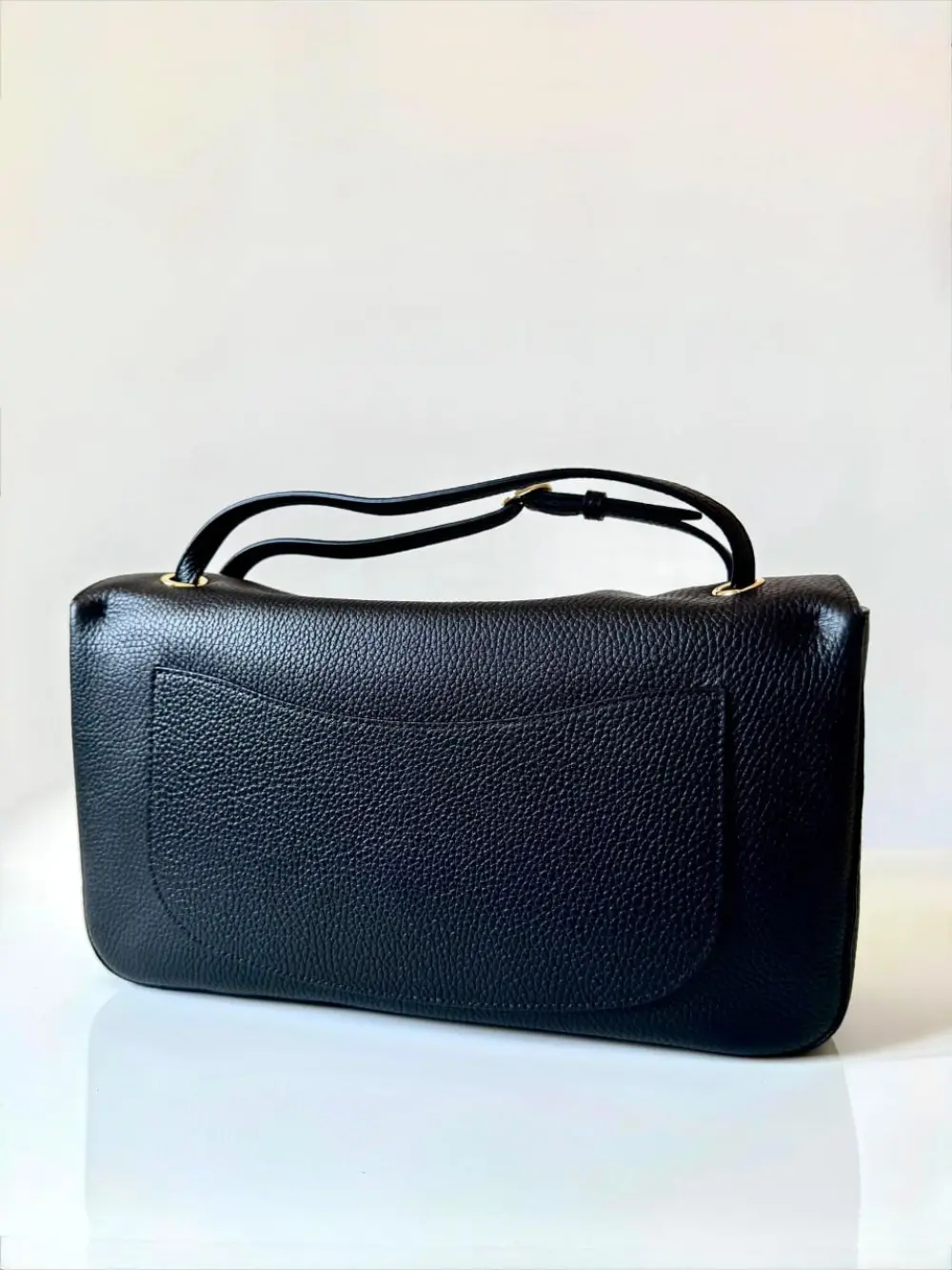 CHANEL MAXI FLAP SMALL BAG BLACK GHW