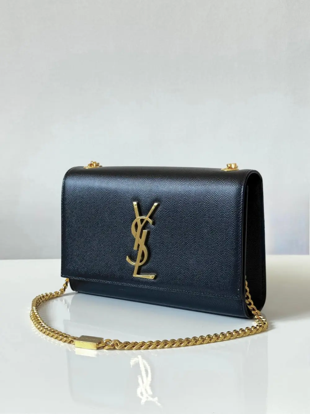YSL SAINT LAURENT KATE SMALL BLACK GHW