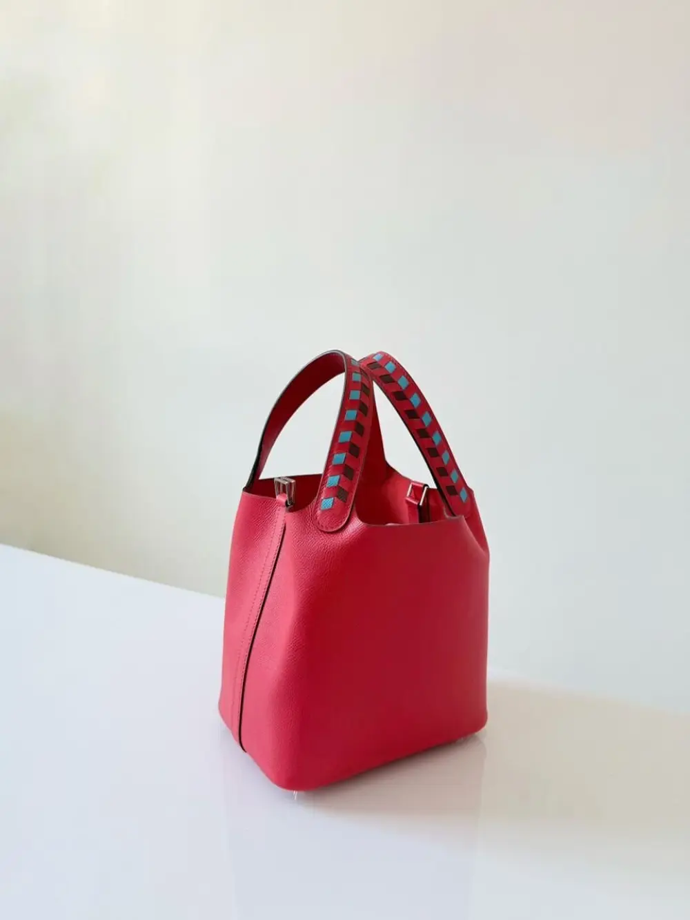 HERMES PICOTIN 18 ROUGE DE COUR CLEM GHW