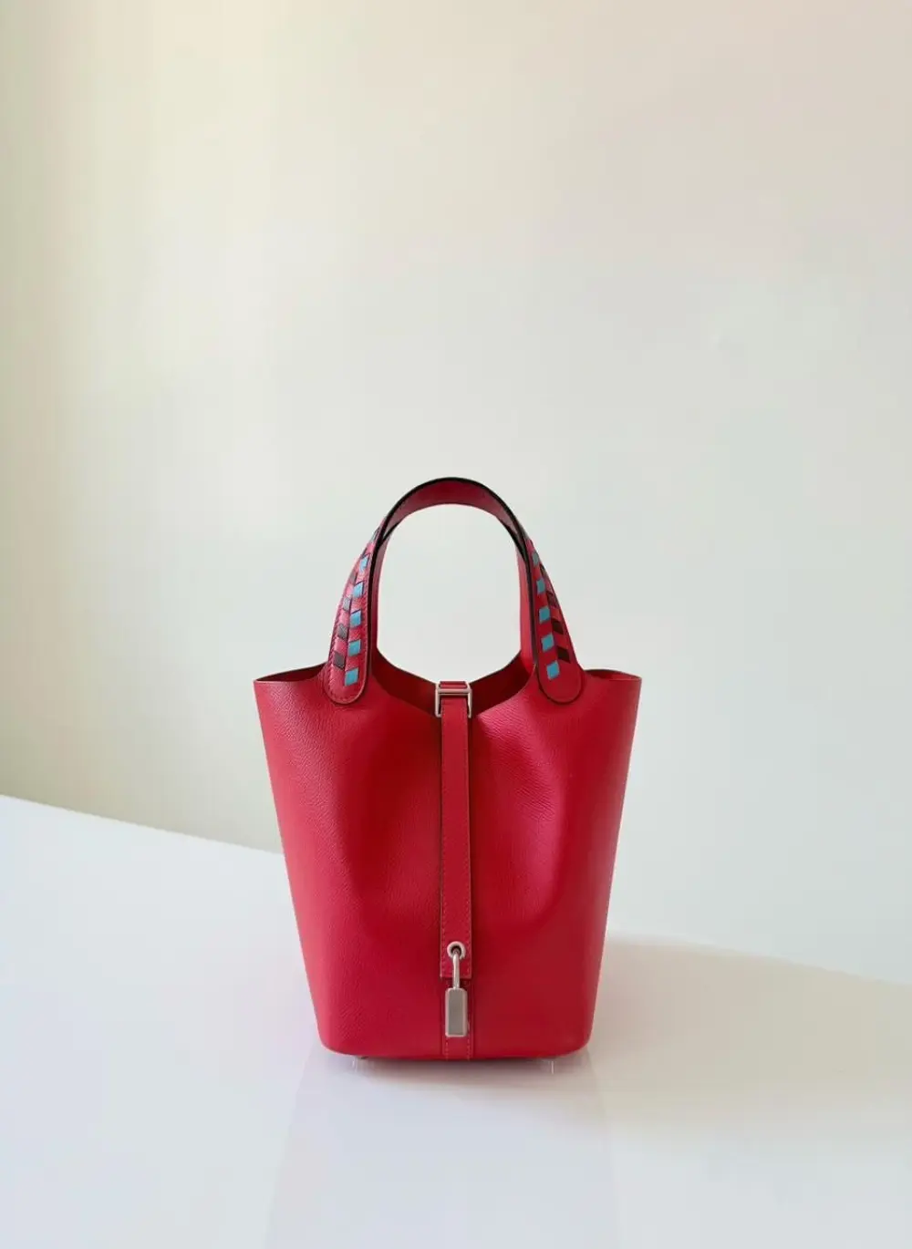 HERMES PICOTIN 18 ROUGE DE COUR CLEM GHW