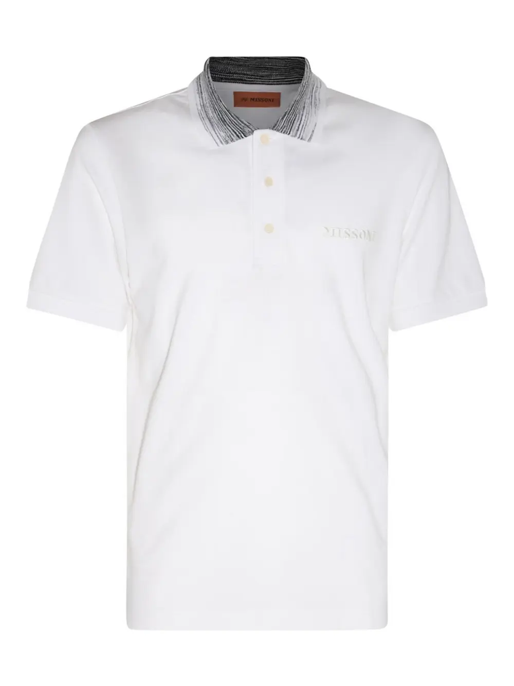 LOGO POLO SHIRT · WHITE