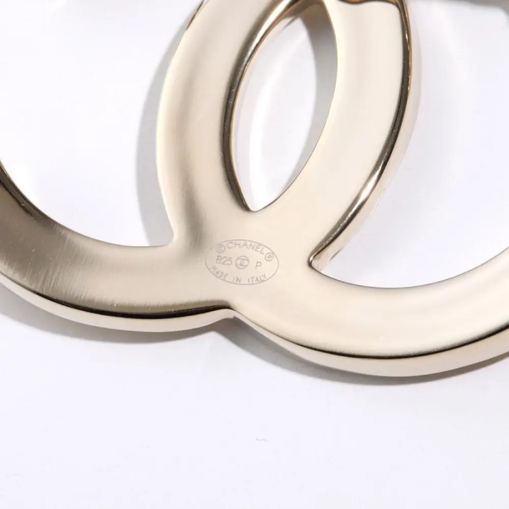 CHANEL BROOCH CC MARK GOLD