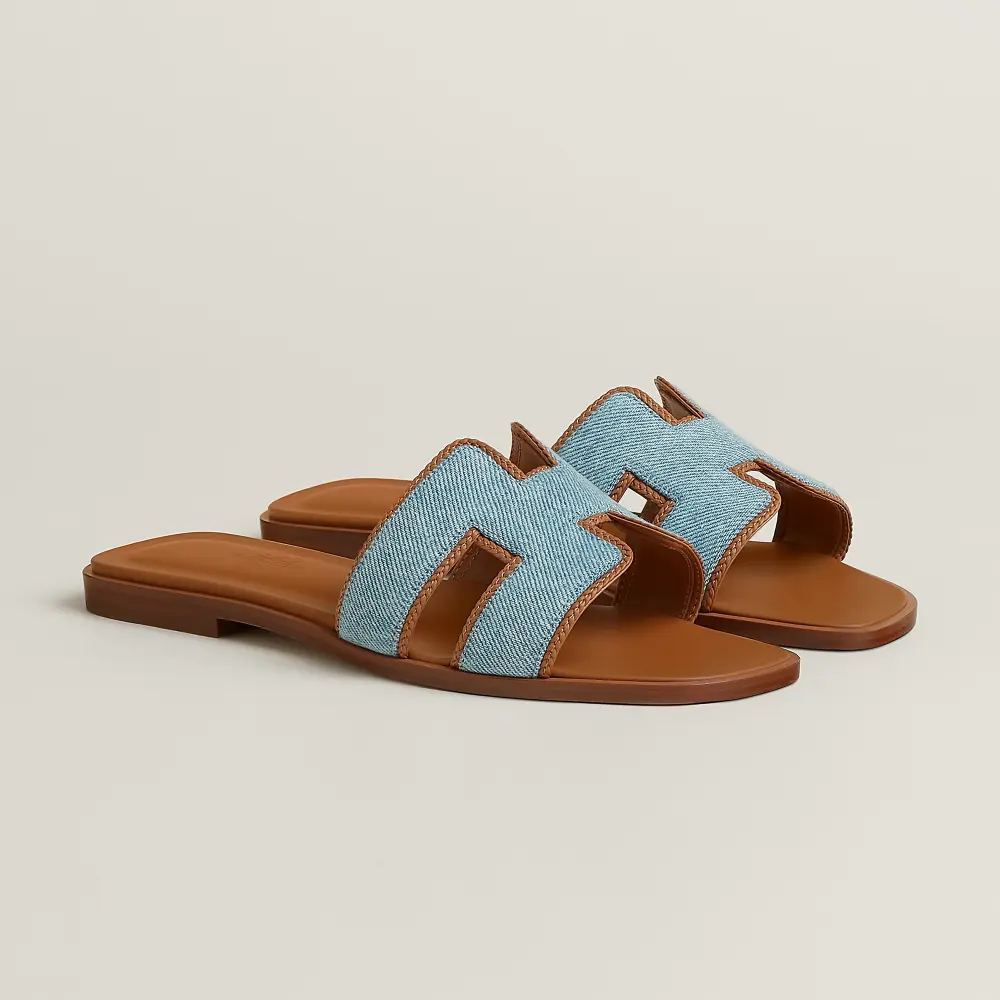 ORAN · DENIM BLEU CLAIR / NATUREL