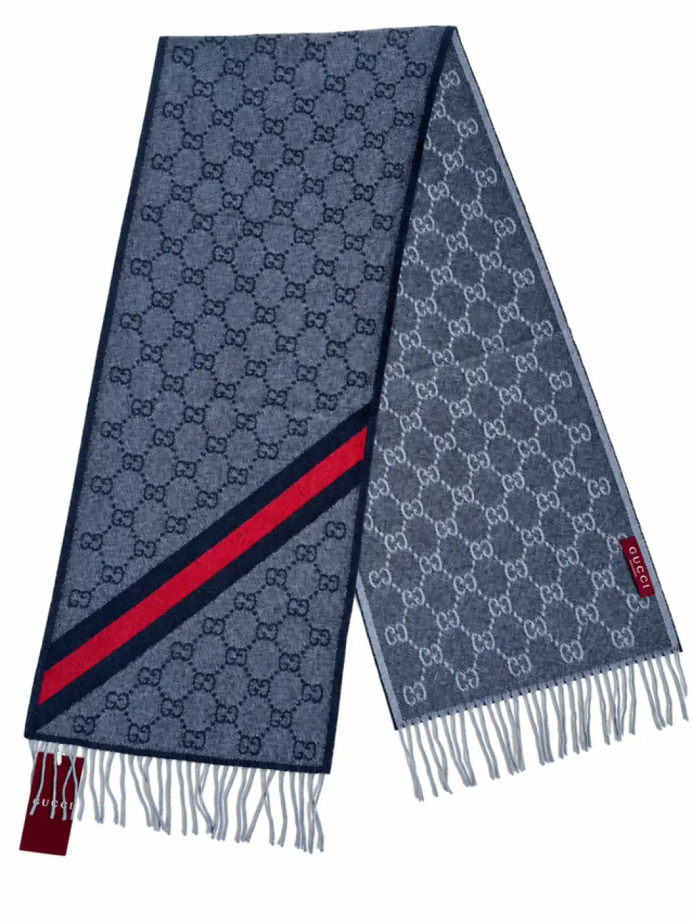 NIKKY WOOL SCARF · MIDNIGHT BLUE