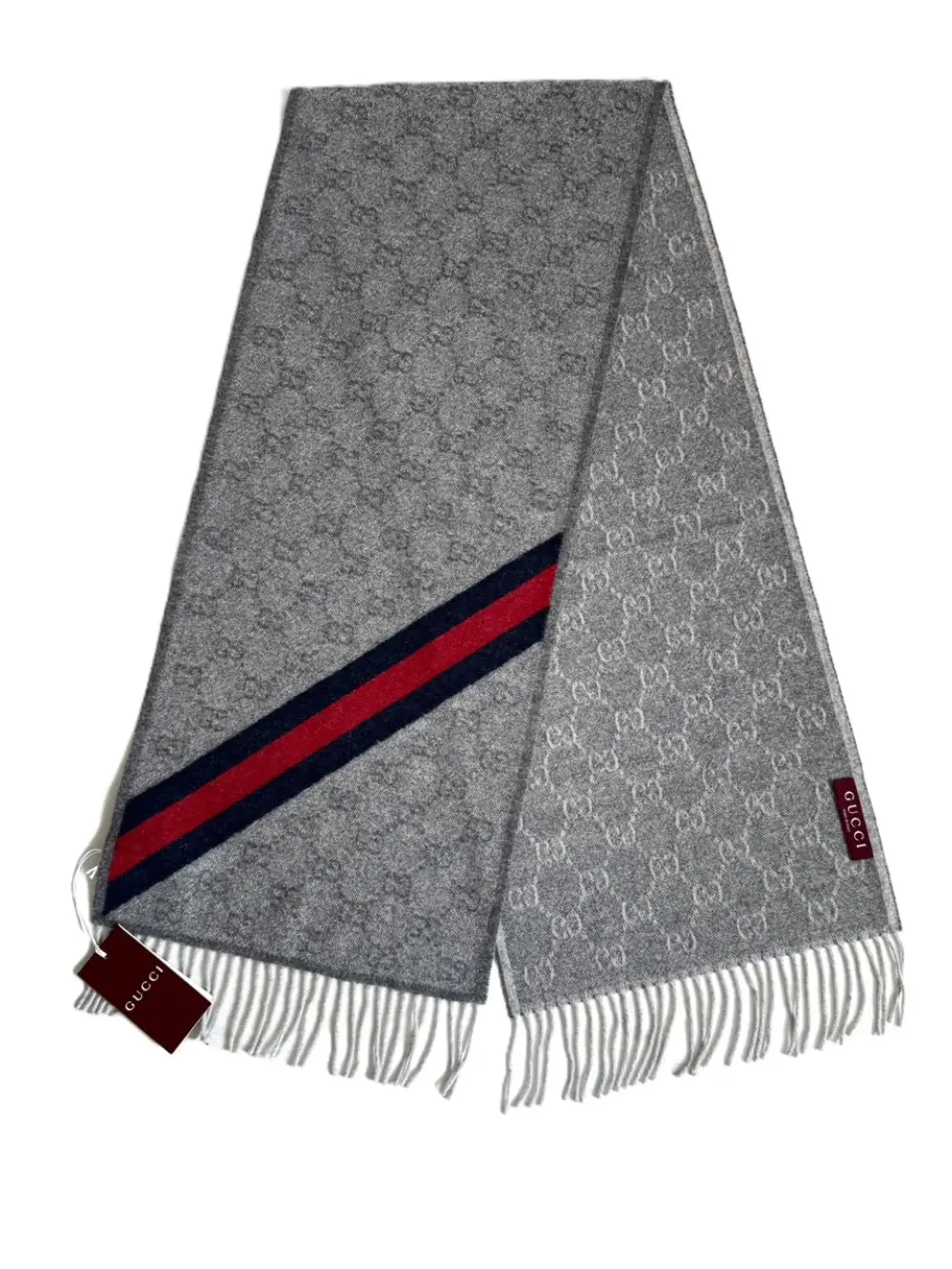 NIKKY WOOL SCARF · GREY