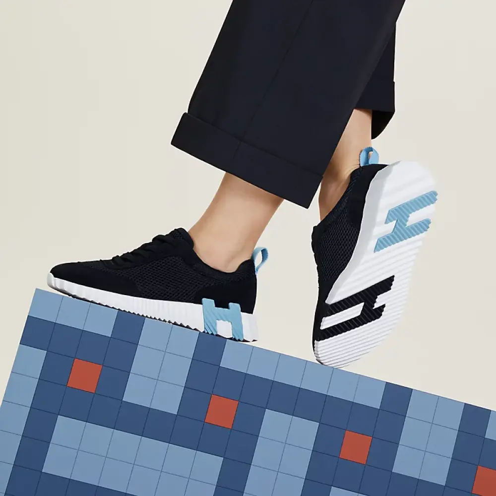 HERMES BOUNCING BLACK MESH - H BLUE