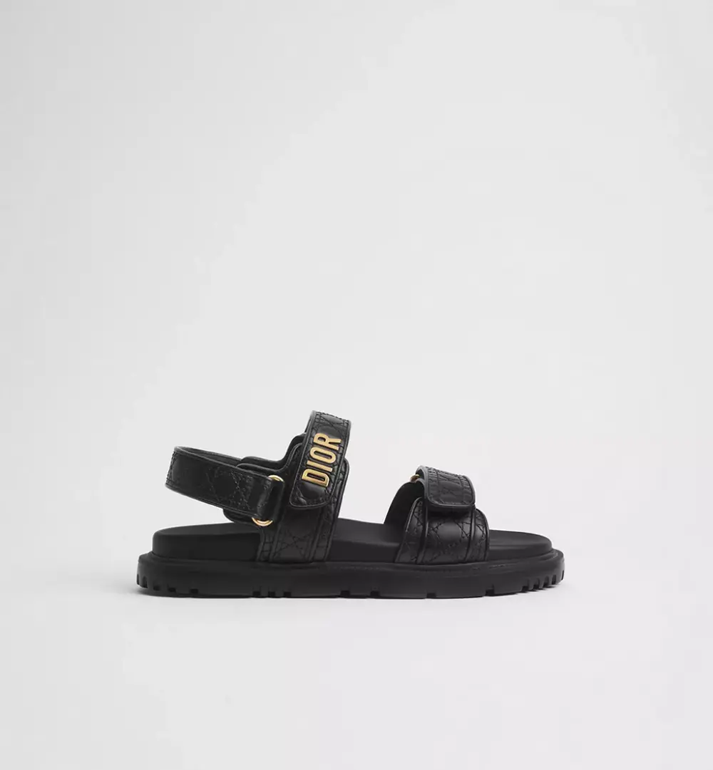 DIOR DAD black quilted cannage calfskin (900)