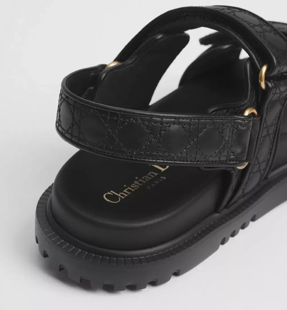 DIOR DAD black quilted cannage calfskin (900)