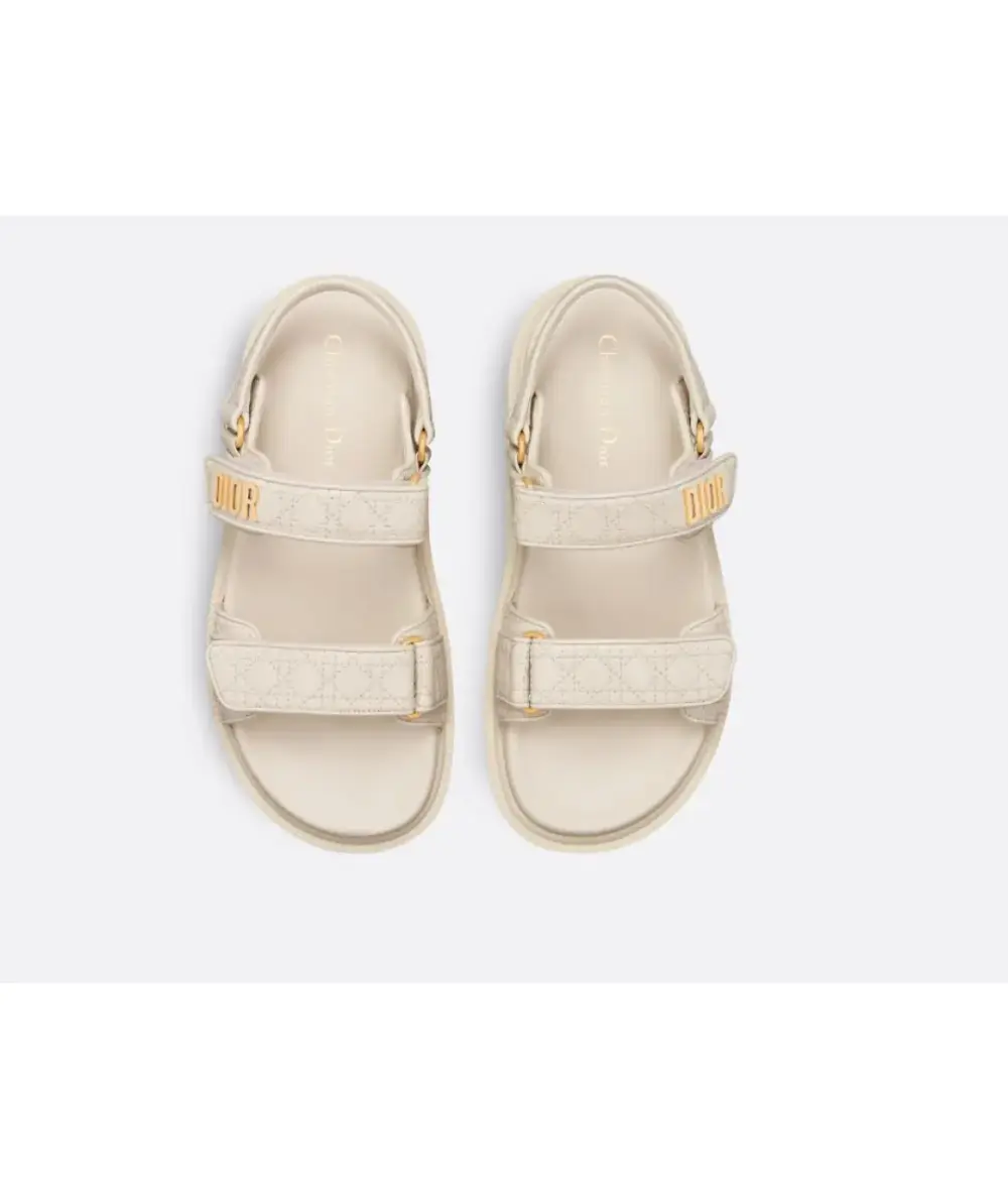 DIOR DAD white quilted cannage