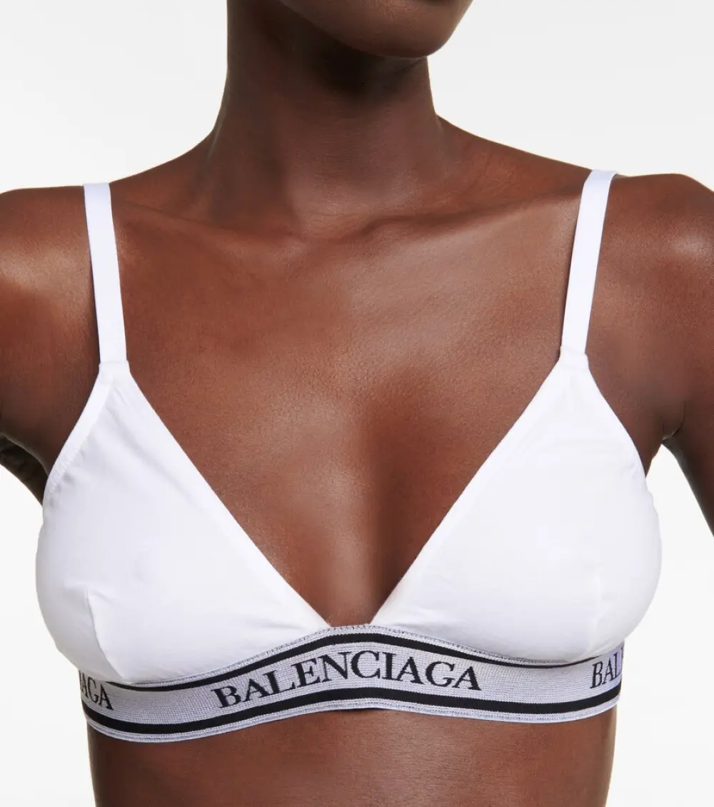 BALENCIAGA BRA black white