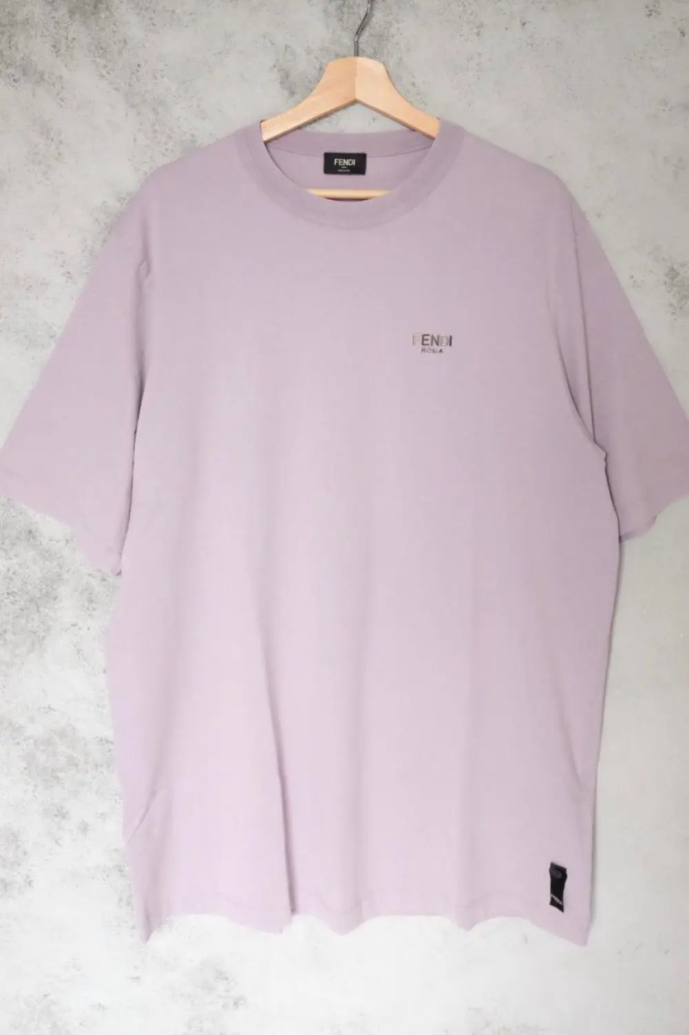 TSHIRT LOGO FENDI · purple