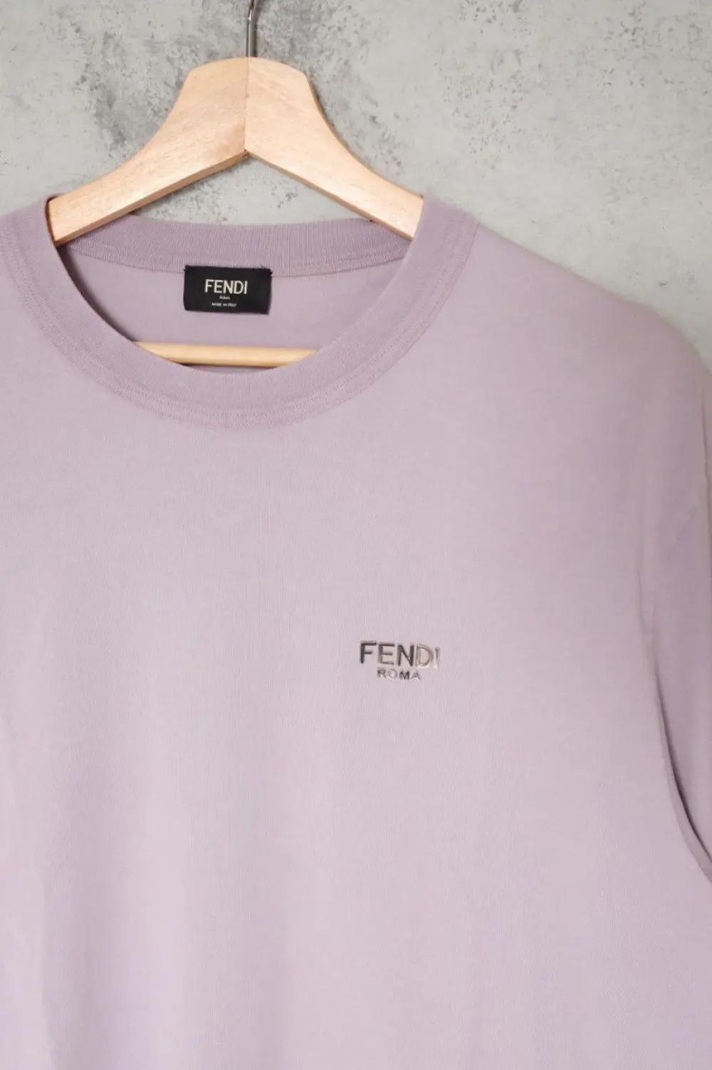 FENDI TSHIRT LOGO FENDI purple