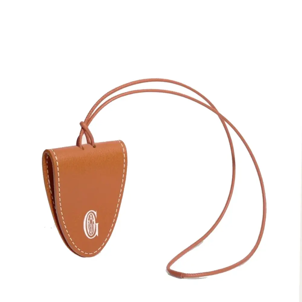 GOYARD CROC UNIVERSEL BAG CLIP tan