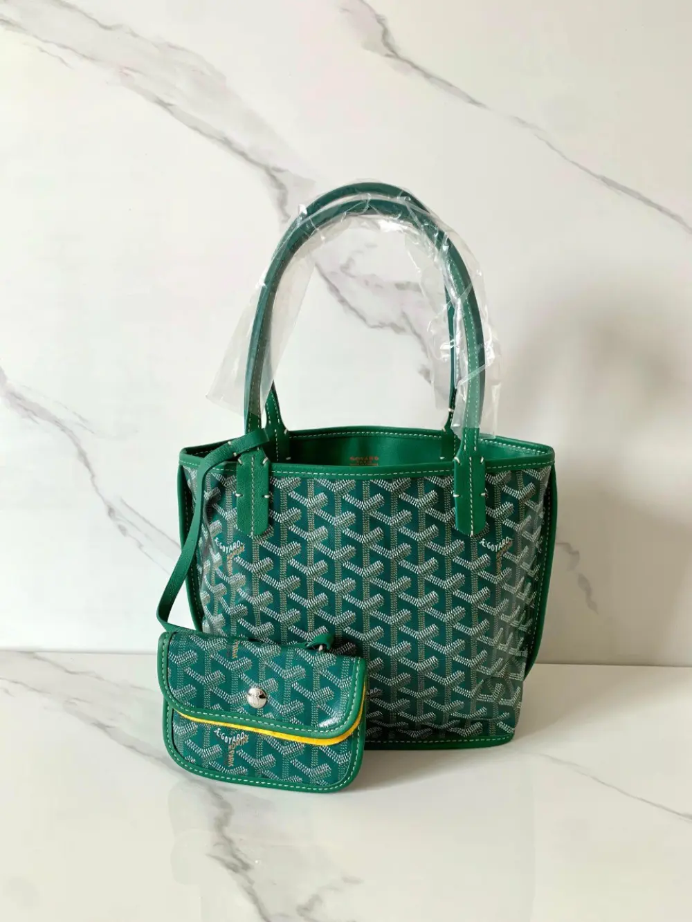 GOYARD MINI ANJOU green