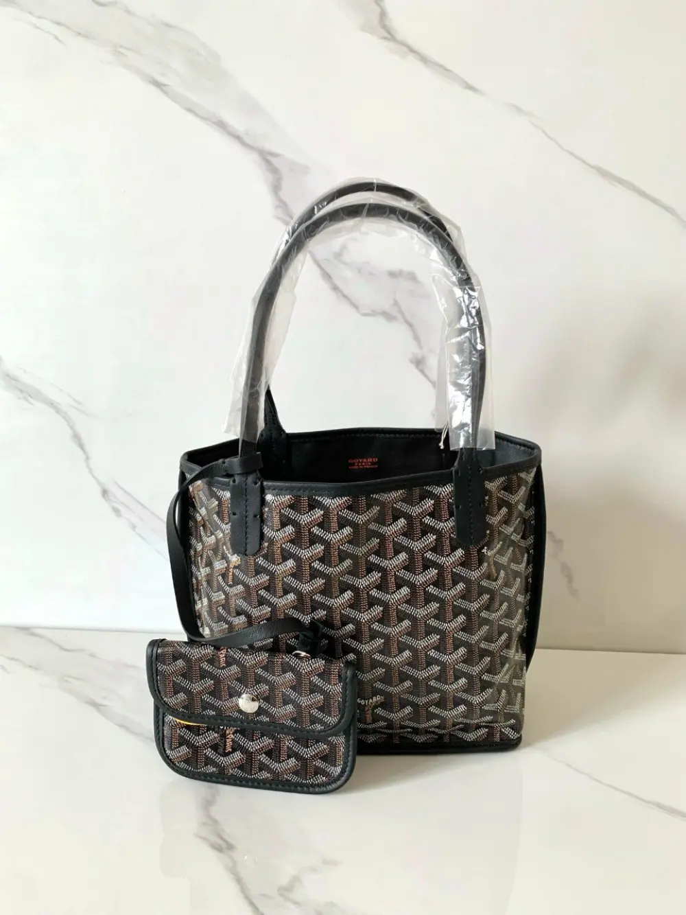 GOYARD MINI ANJOU black black