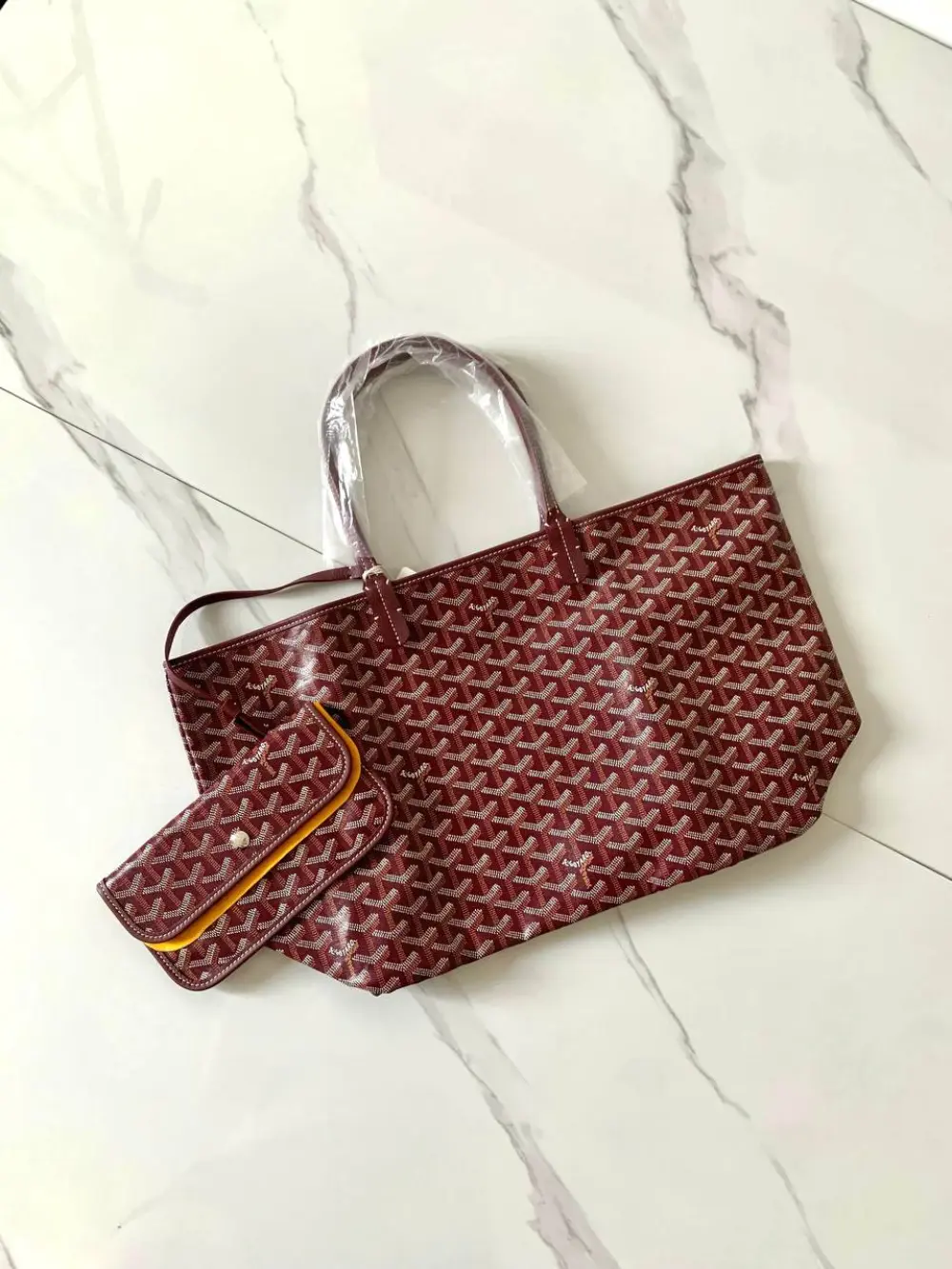 GOYARD ST LOUIS PM burgundy
