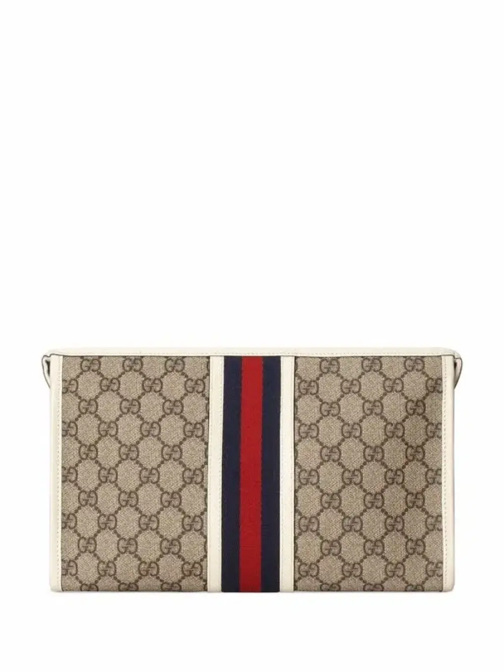 GUCCI CLUTCH CASE OPHIDIA beige ebony / white