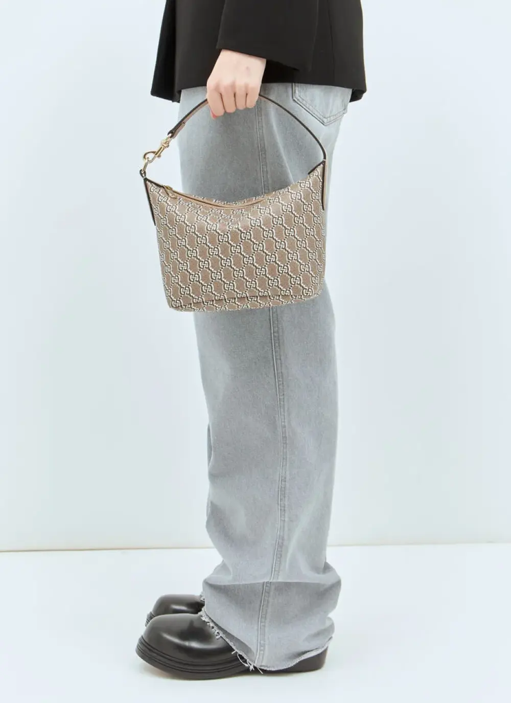 GUCCI GG SHADOW SUPER MINI HANDBAG taupe