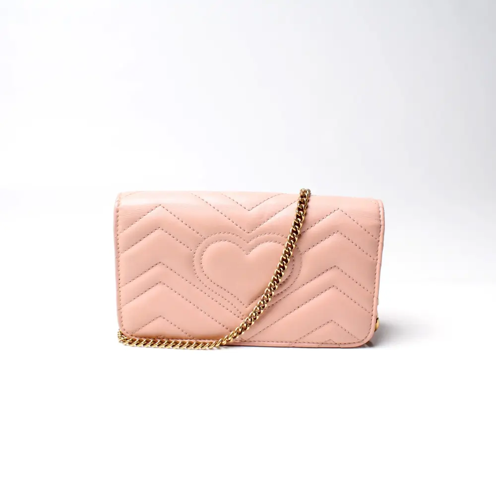 GUCCI MINI MARMONT WOC pink
