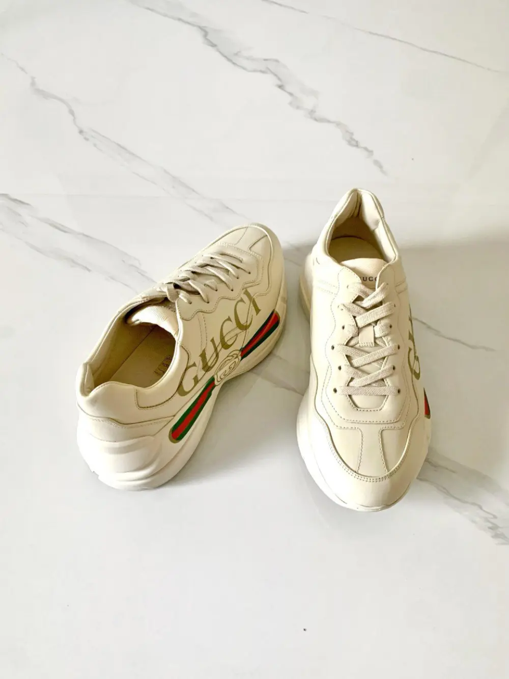 GUCCI GG RHYTON SNEAKERS white